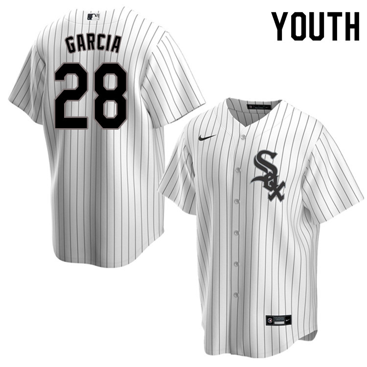 Nike Youth #28 Leury Garcia Chicago White Sox Baseball Jerseys Sale-Pinstripe